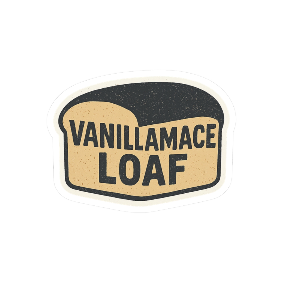 Vanillamace Loaf Sticker | Cute Punny Vinyl Decal - alternate angle 3, merchandise